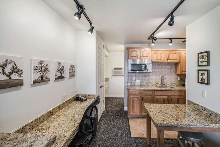 Guest room with added amenities