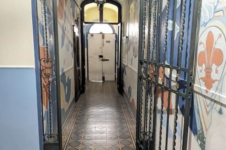 Interior entrance
