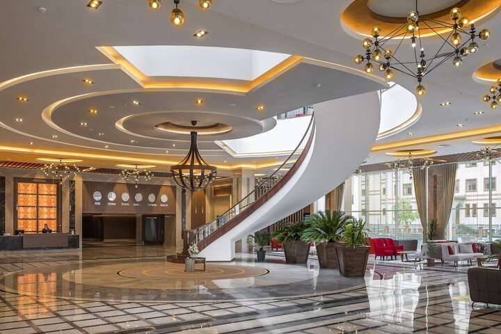 Interior entrance