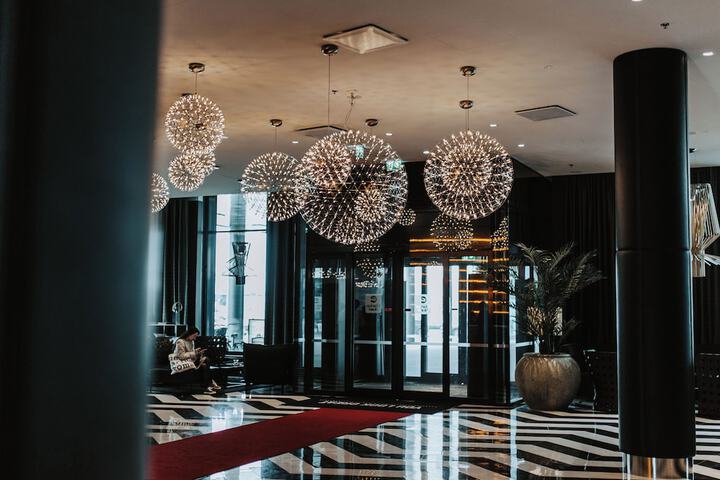 Interior entrance