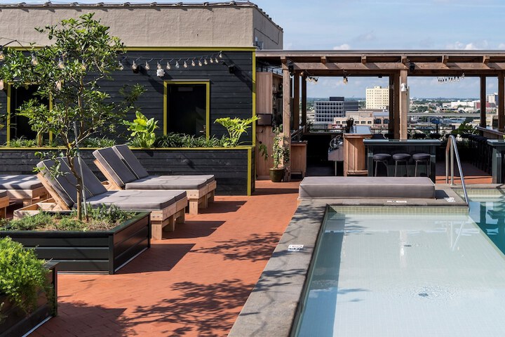 Rooftop pool