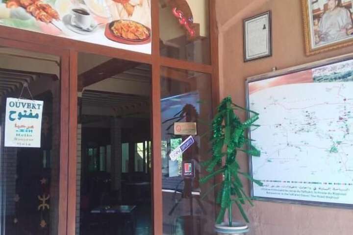 Interior entrance
