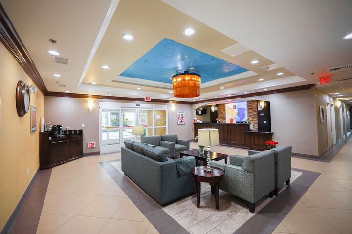 Lobby sitting area