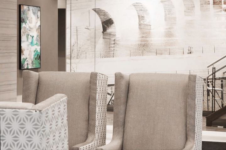 Lobby sitting area