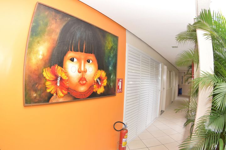 Interior entrance