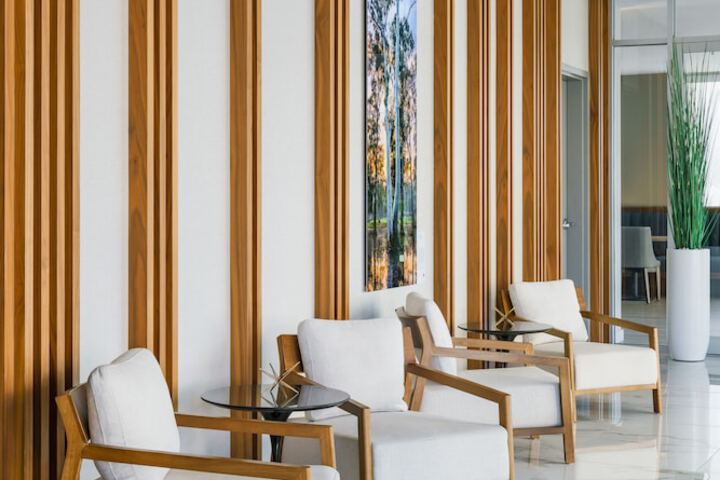Lobby sitting area
