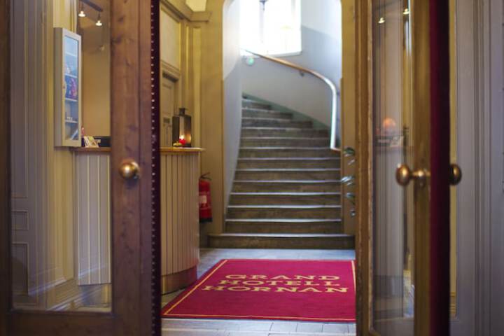 Interior entrance