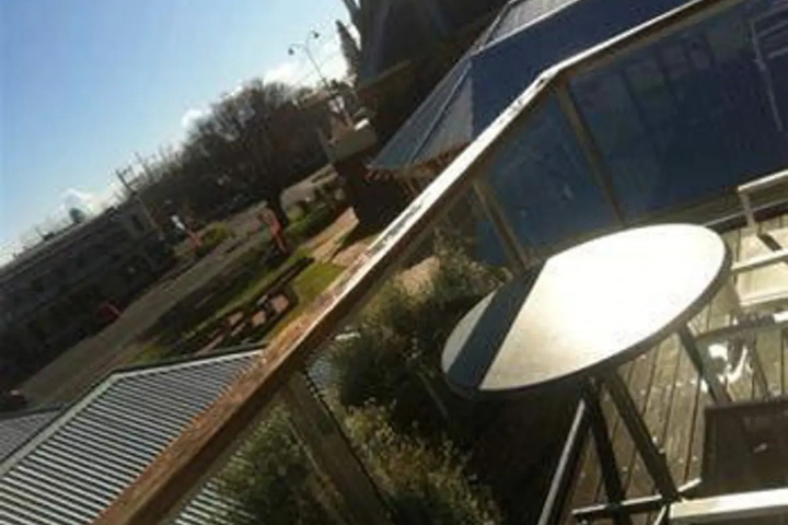 outside