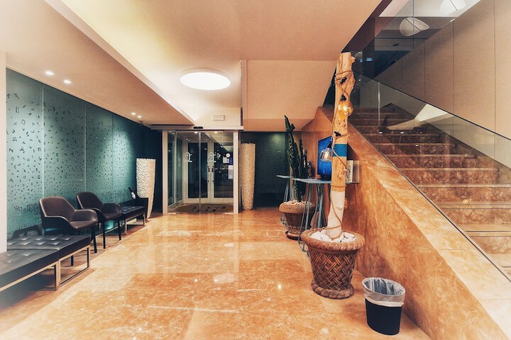 Interior entrance