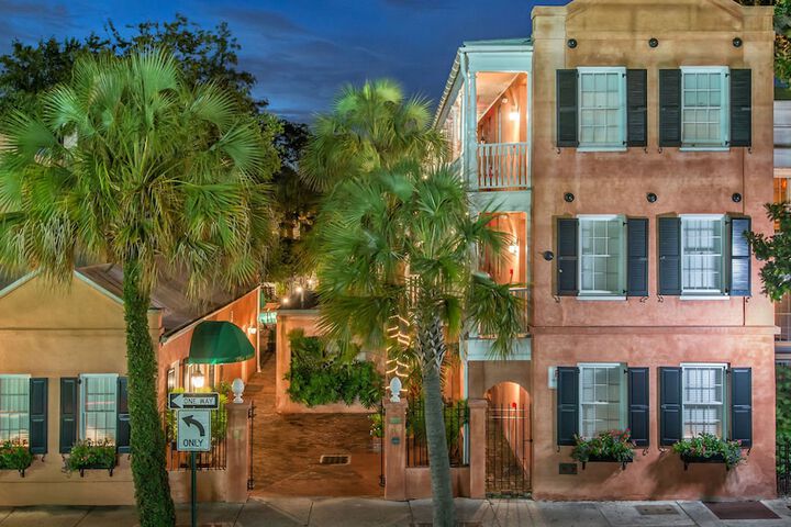 Front of property - evening/night