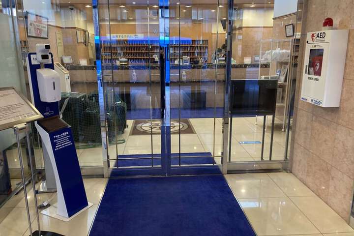 Interior entrance