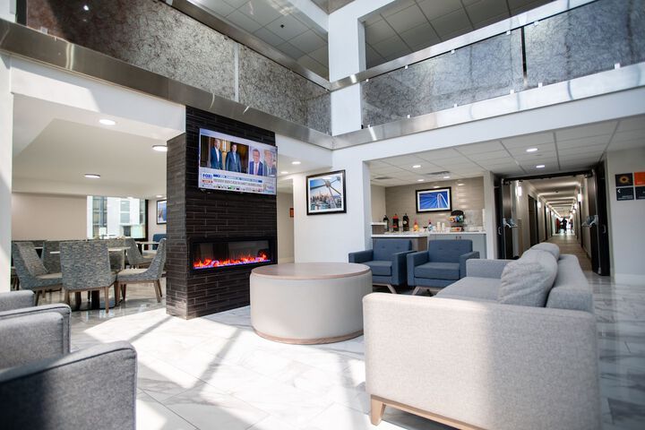Lobby sitting area