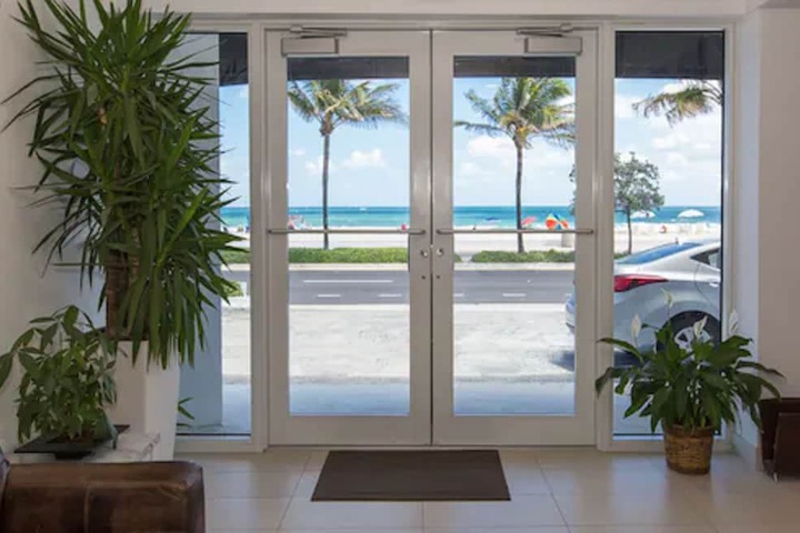 Interior entrance