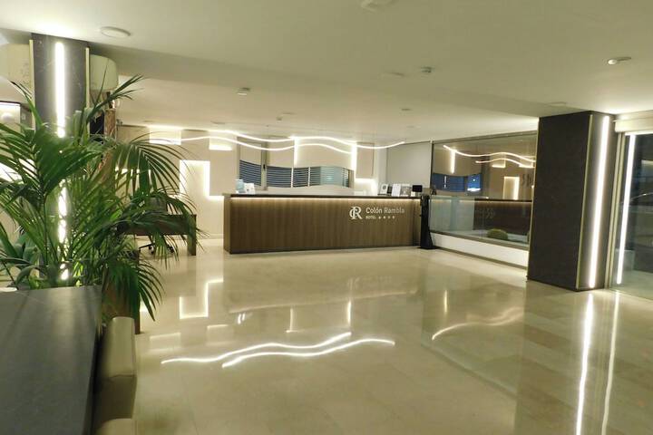 Interior entrance