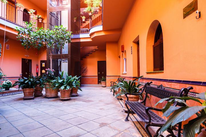 Interior entrance