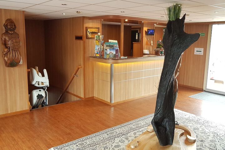 Interior entrance