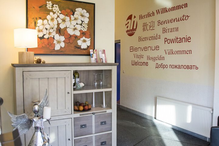 Interior entrance