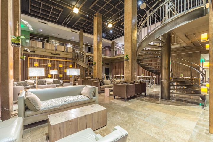 Lobby sitting area