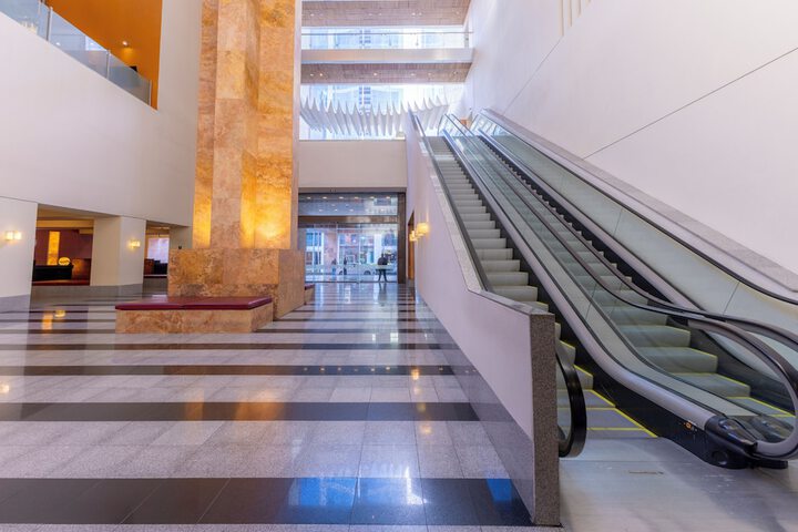 Interior entrance