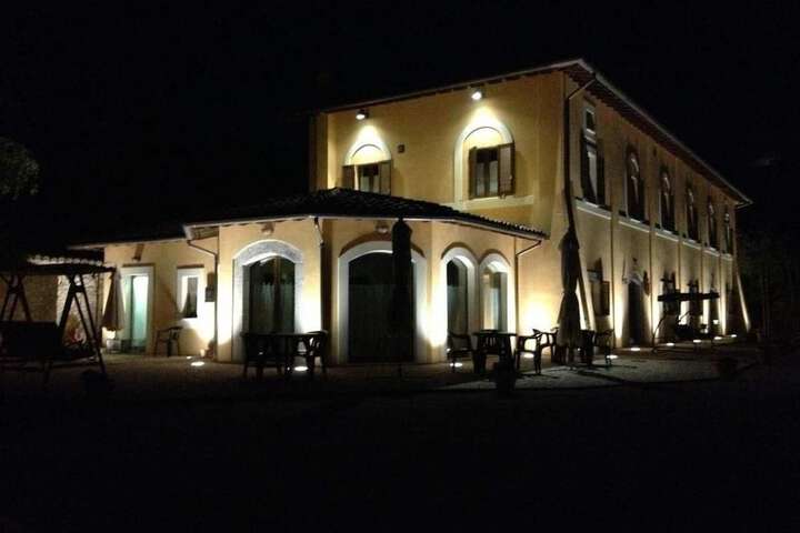 Front of property - evening/night