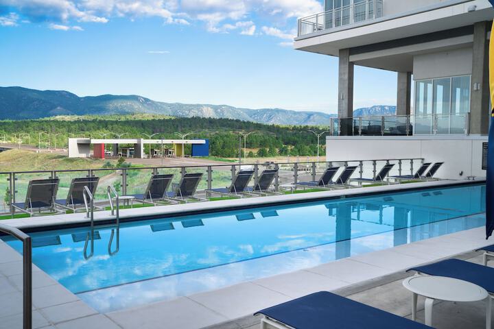 Rooftop pool