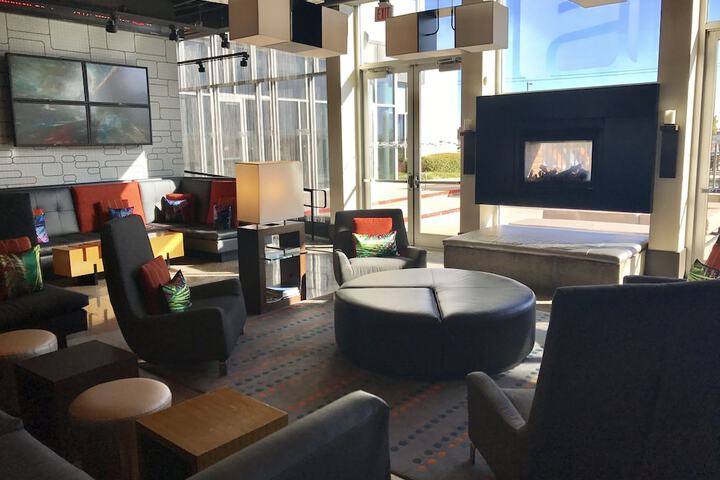 Lobby sitting area