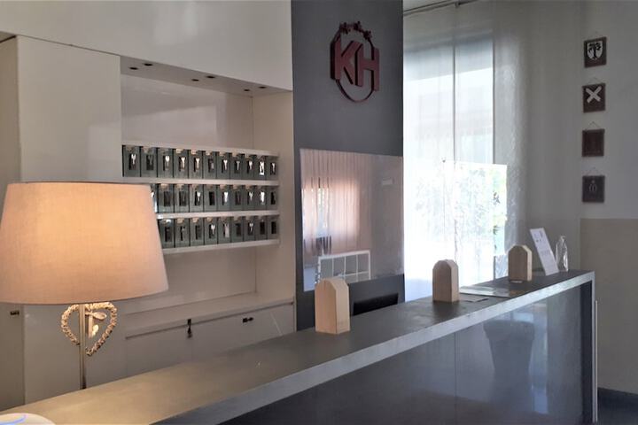 Interior entrance