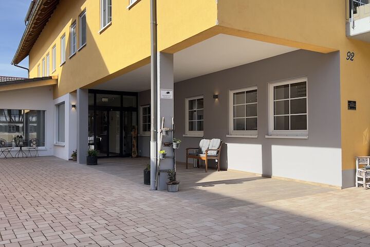 Interior entrance