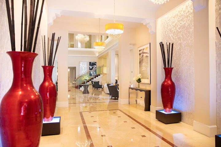 Lobby sitting area