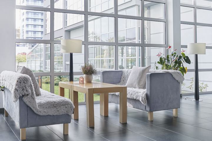 Lobby sitting area