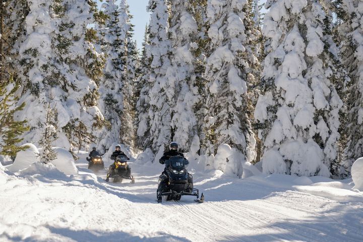 Snowmobiling