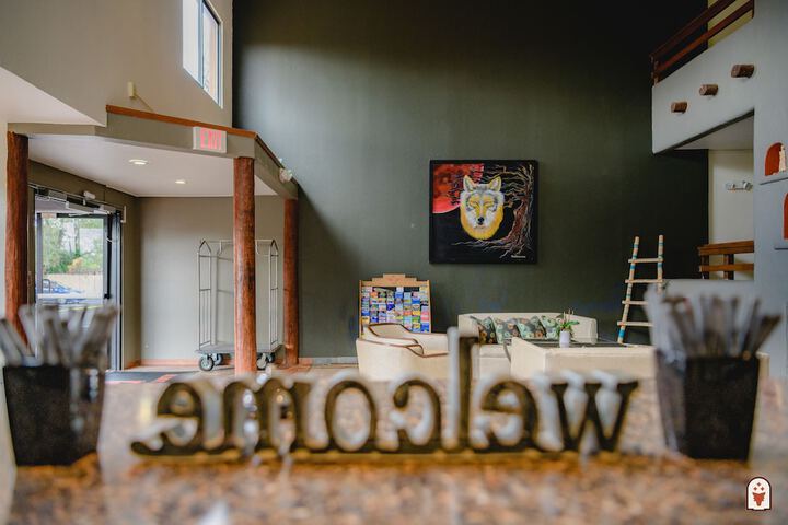Lobby sitting area