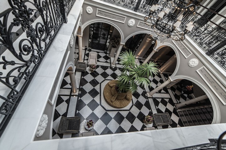Interior entrance