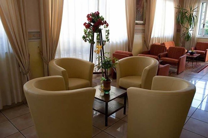 Lobby sitting area