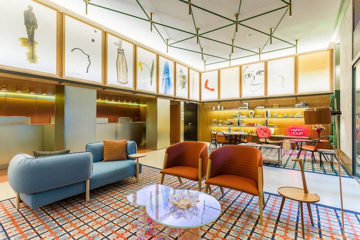 Lobby sitting area