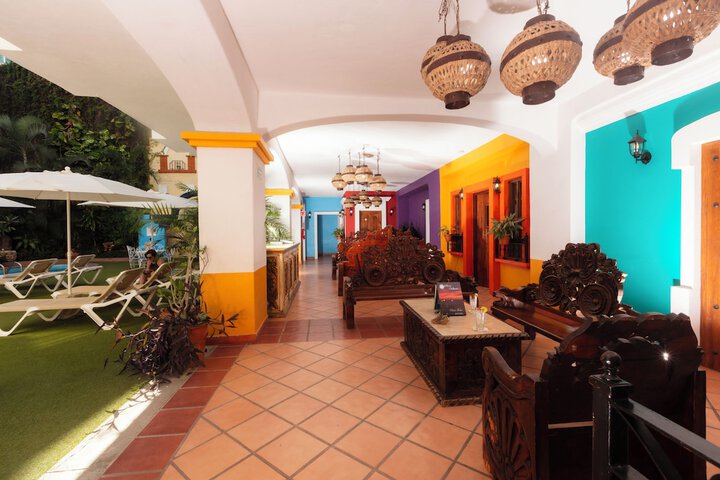 Interior entrance
