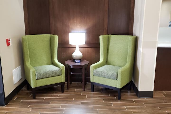 Lobby sitting area
