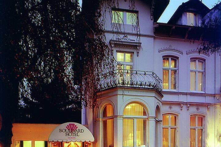 Front of property - evening/night