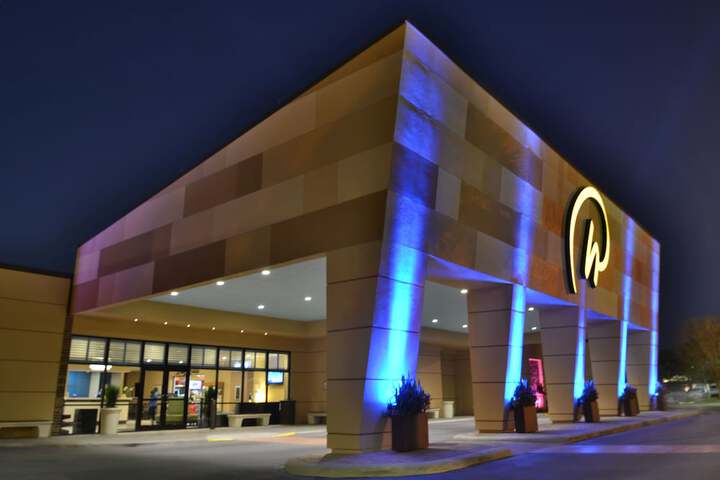 Front of property - evening/night