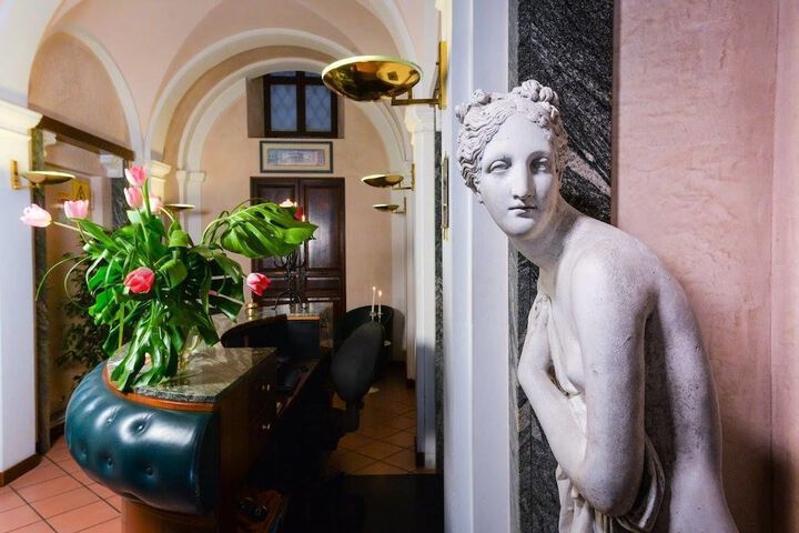 Interior entrance