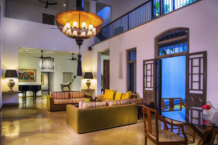 Interior entrance