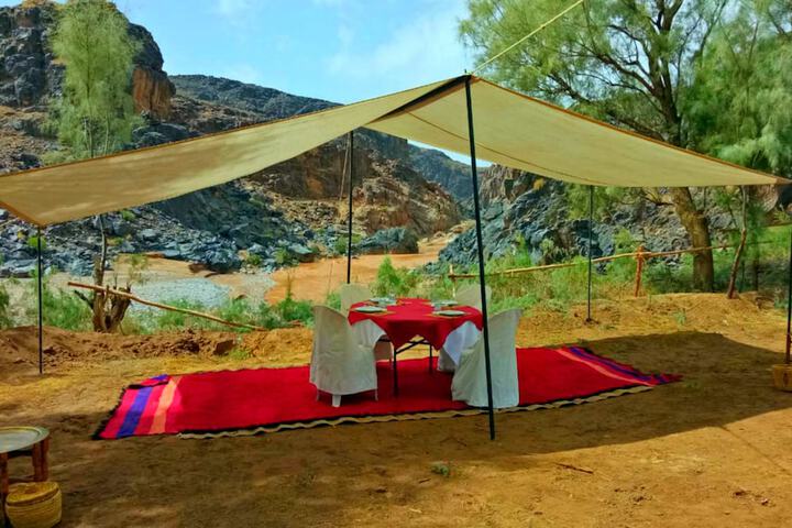 Aramja luxury camp in Skoura