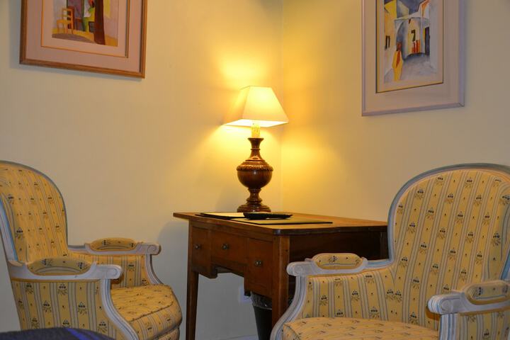 Lobby sitting area