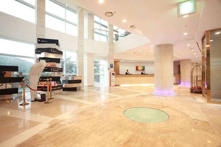 Interior entrance