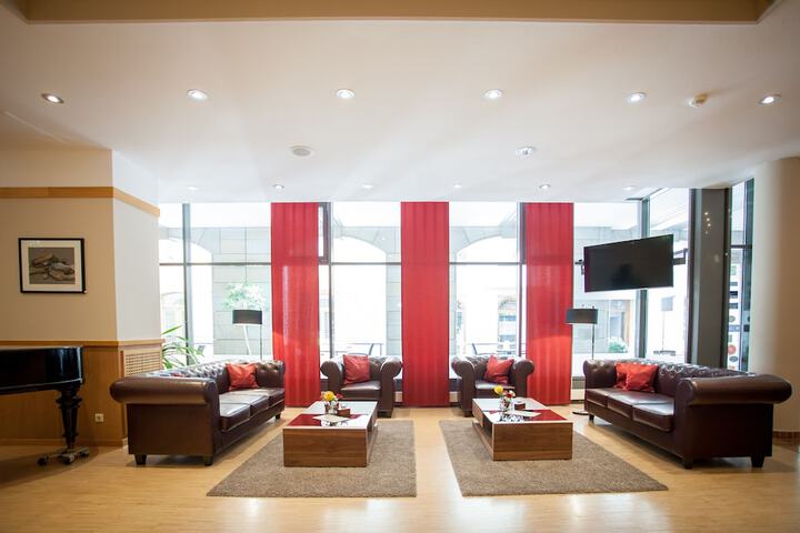 Lobby sitting area
