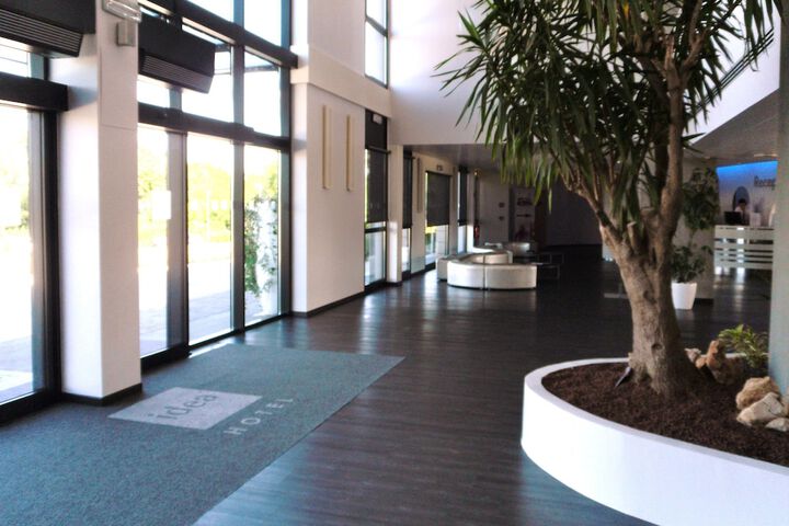 Interior entrance
