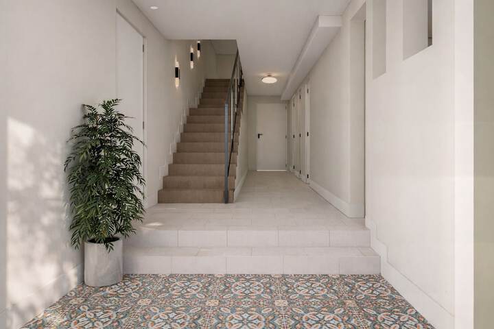 Interior entrance