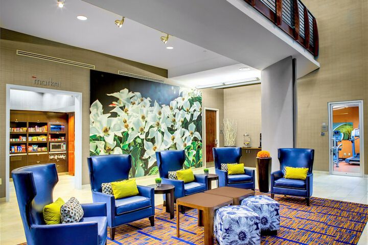 Lobby sitting area