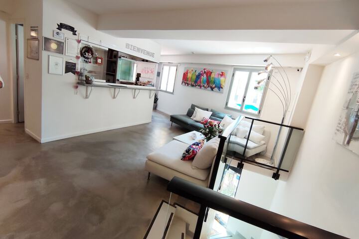 Interior entrance