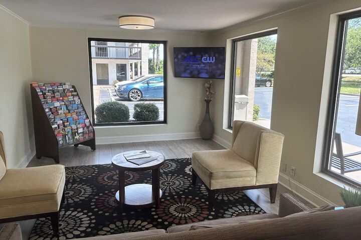 Lobby sitting area